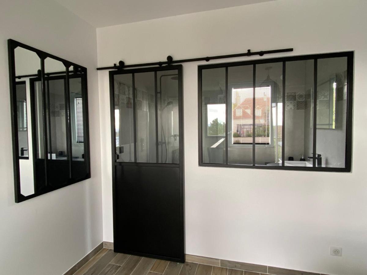La Villa Perchee Calme, Sauna, Parking Prive Saint-Prix  Exterior foto