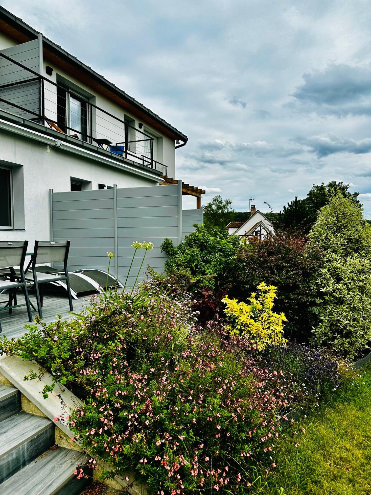 La Villa Perchee Calme, Sauna, Parking Prive Saint-Prix  Exterior foto